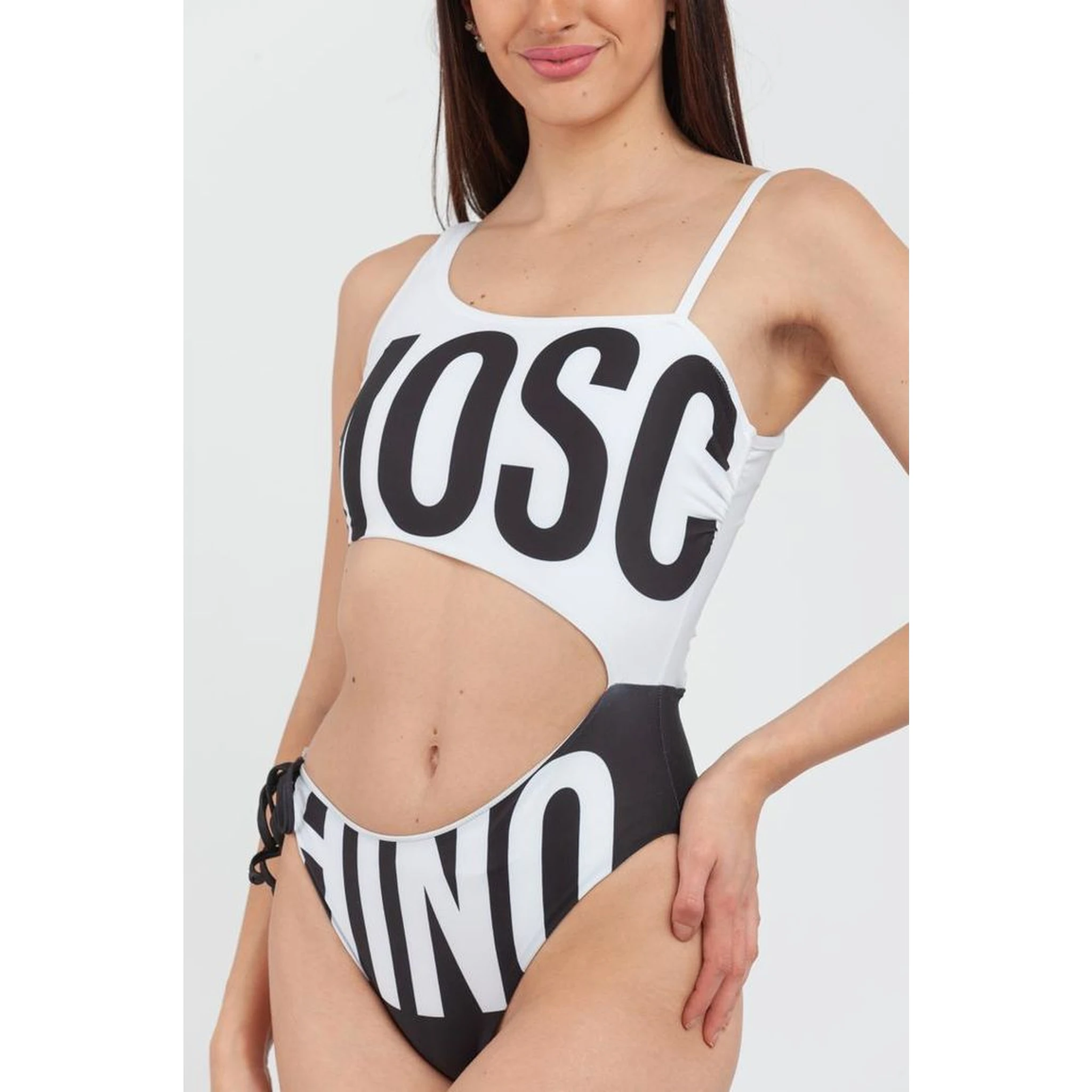 Multicolor Polyester One-Piece Swimsuit