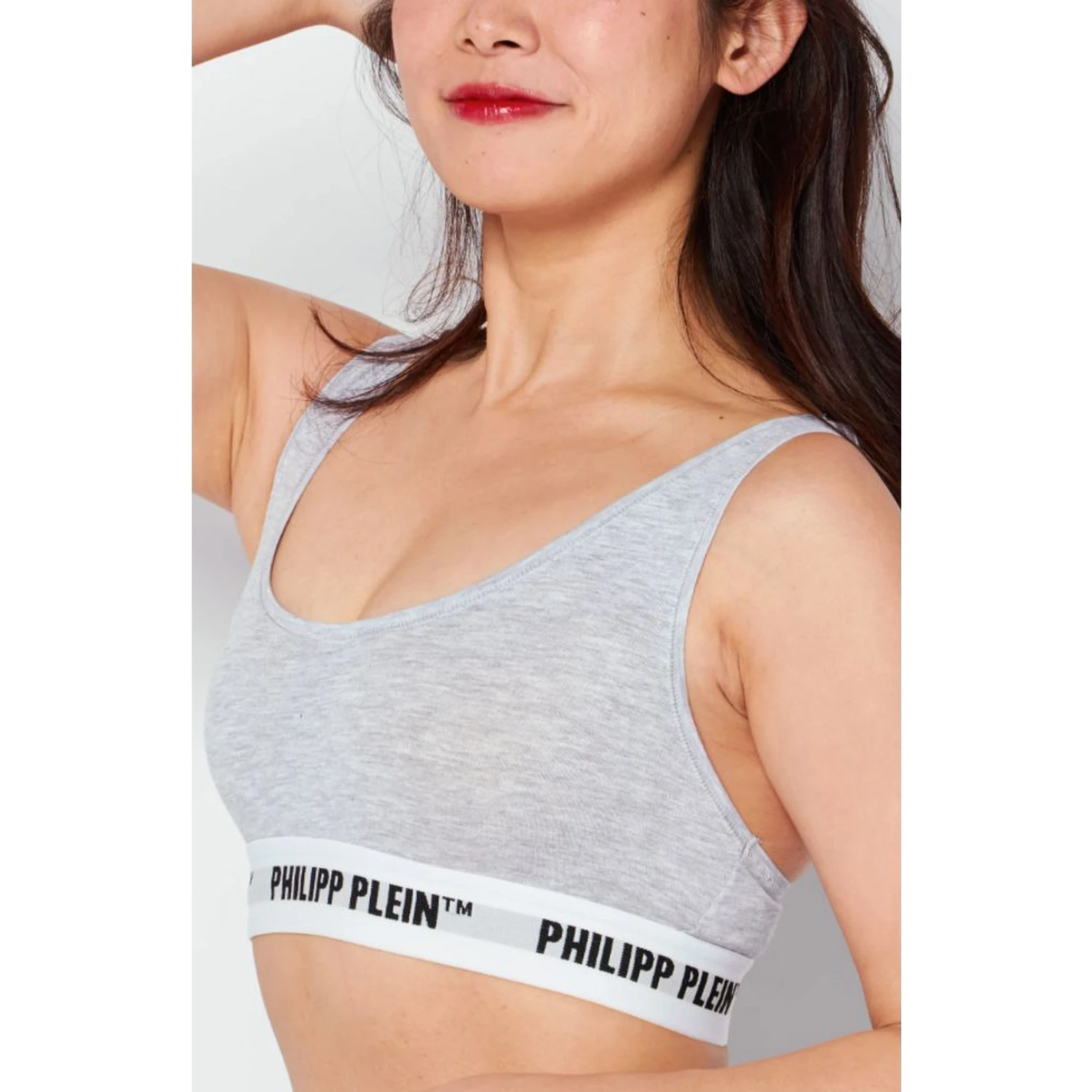 Gray Cotton Tank Tops
