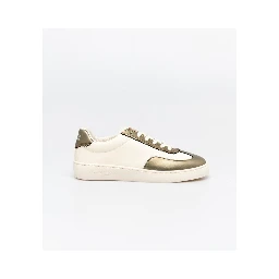 Bronze Leather Low Top Sneakers