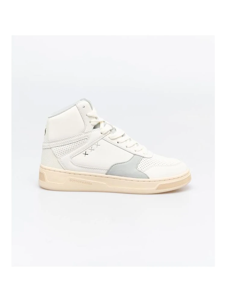 White And High Top Sneakers