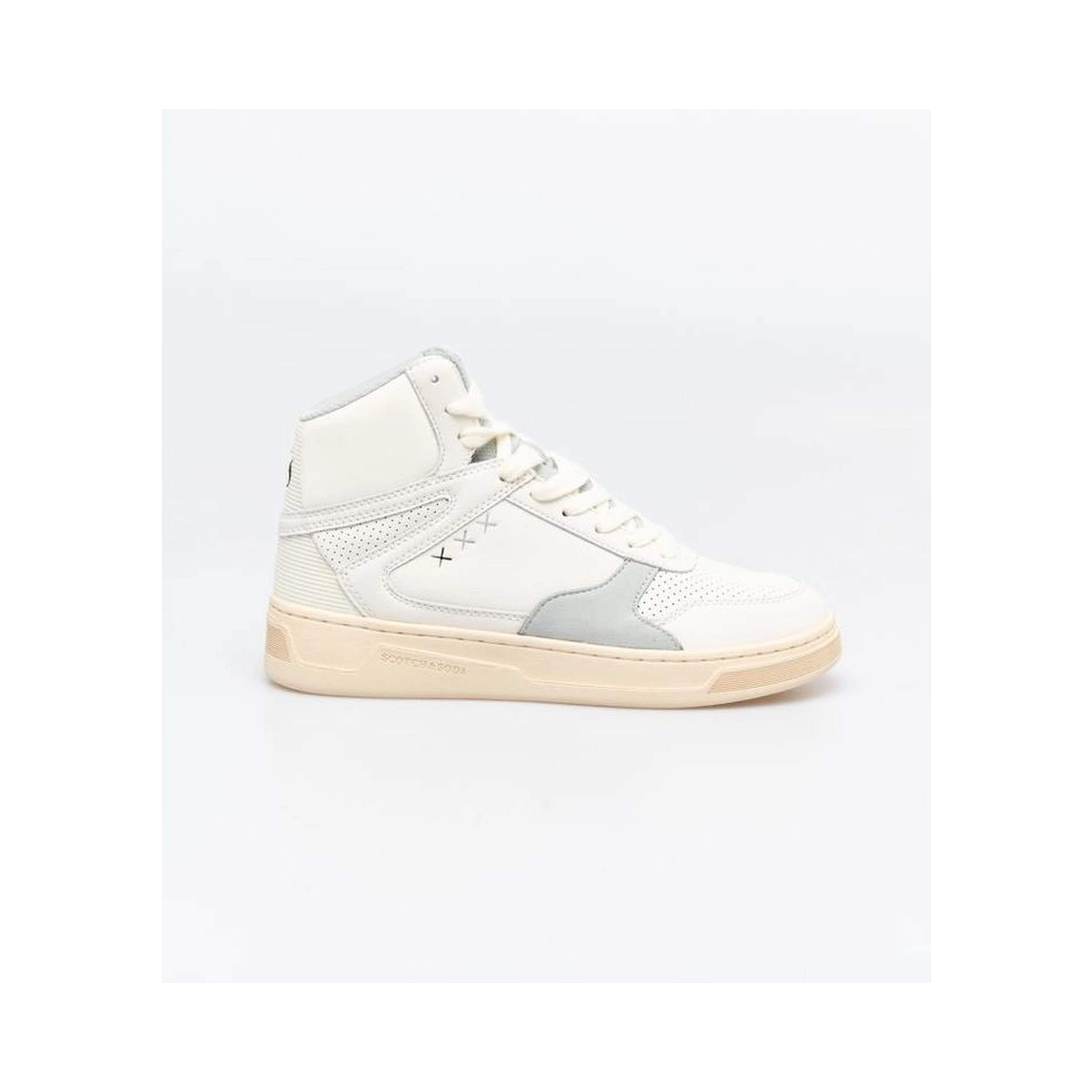 White And High Top Sneakers