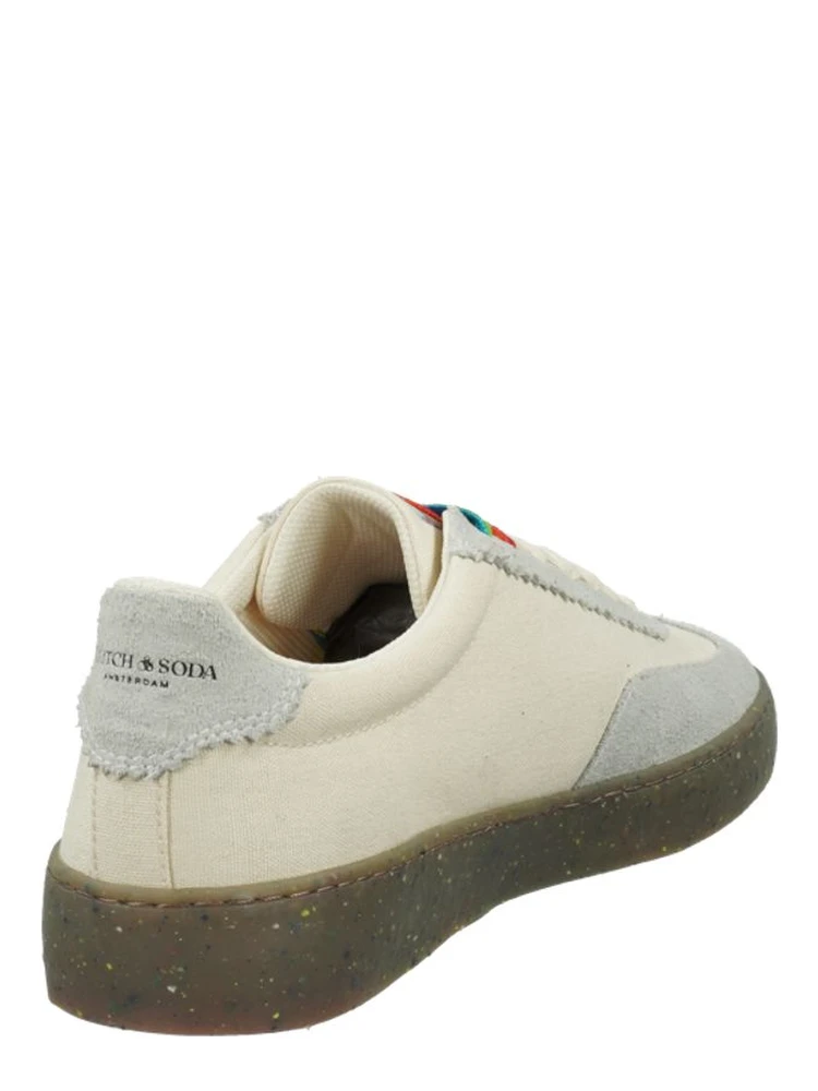 White Linen Low Top Sneakers alternative