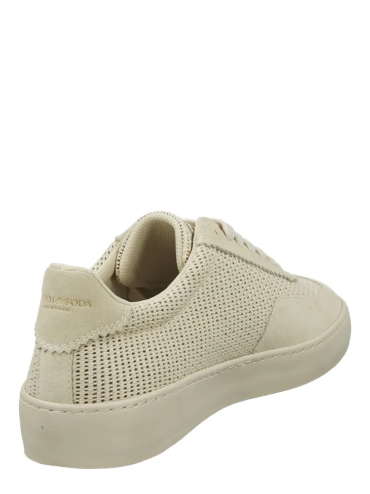 Beige Textile Low Top Sneakers alternative