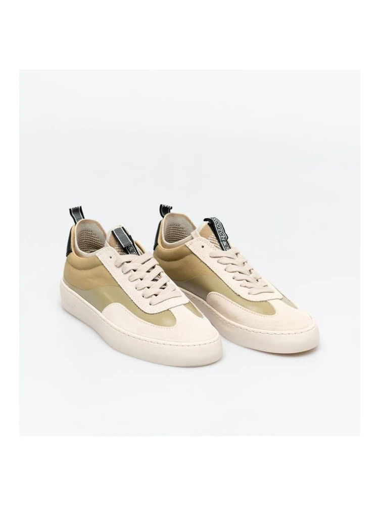 Beige Leather Low Top Sneakers alternative