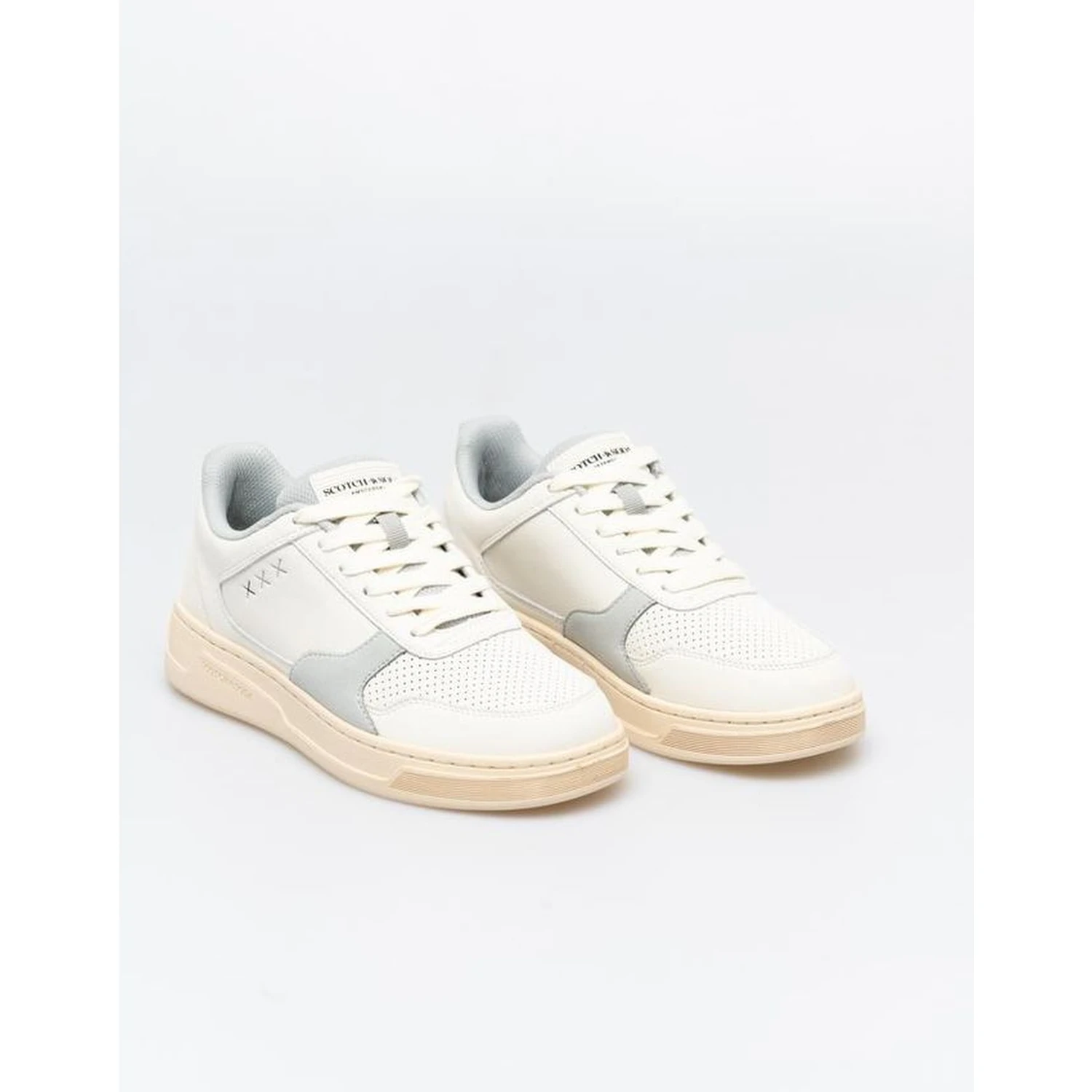 White And Low Top Sneakers