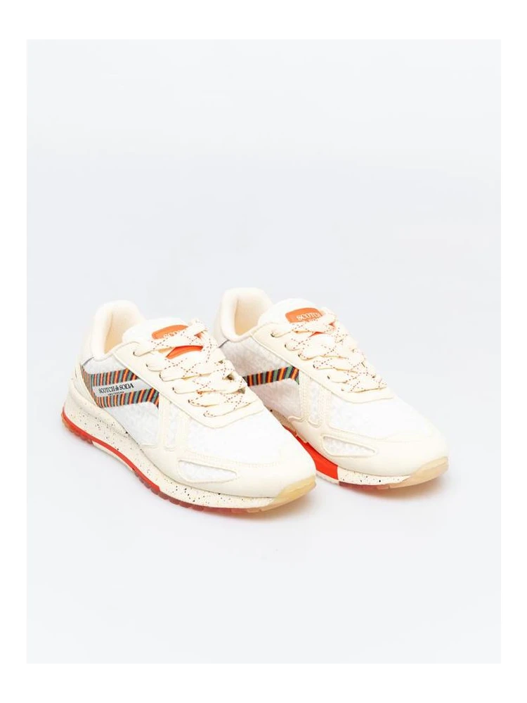 White Leather Athletic Sneakers alternative