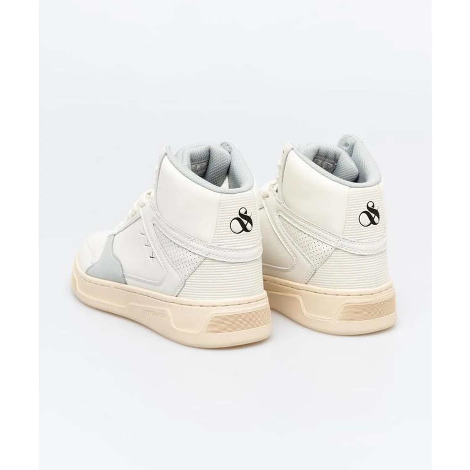 White And High Top Sneakers