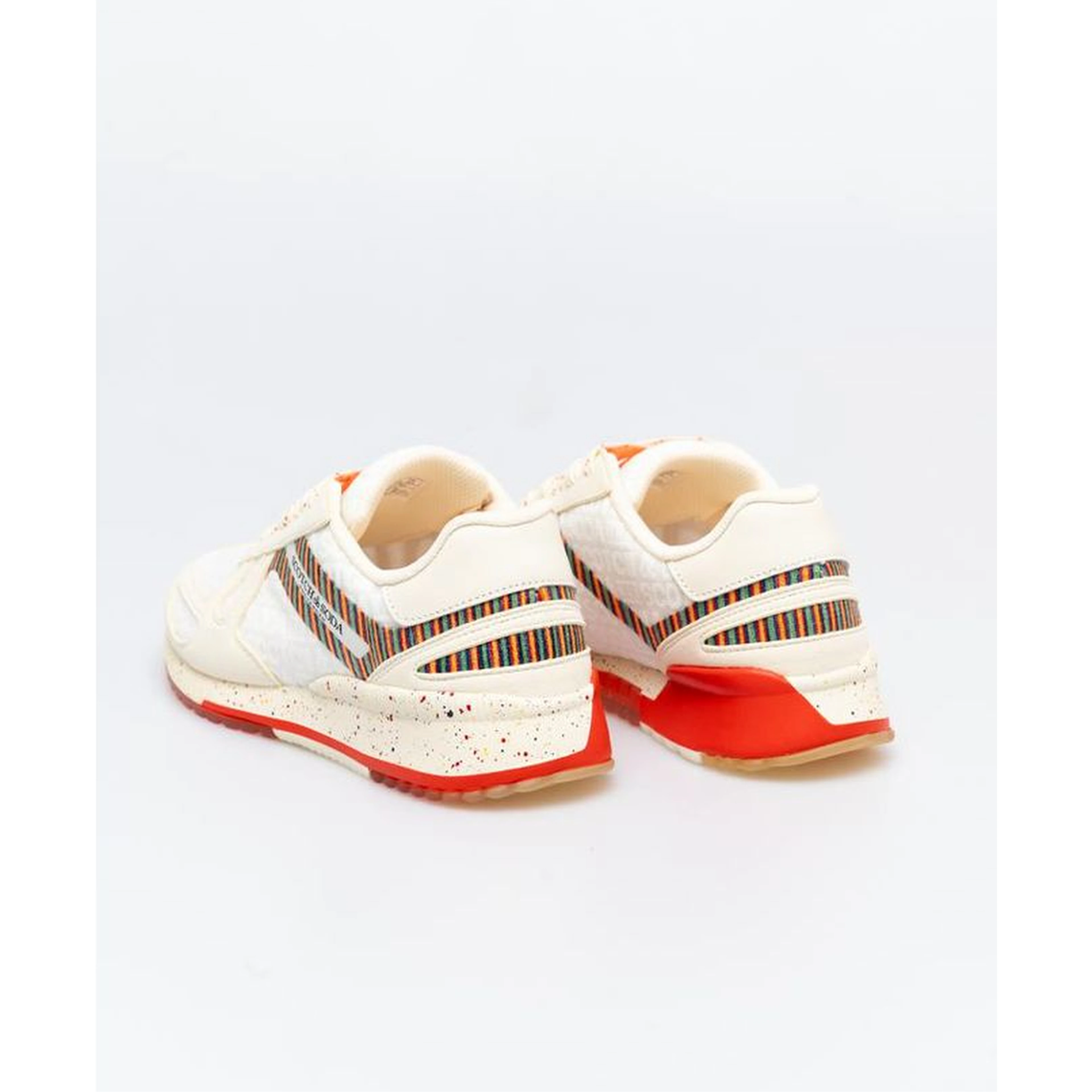 White Leather Athletic Sneakers