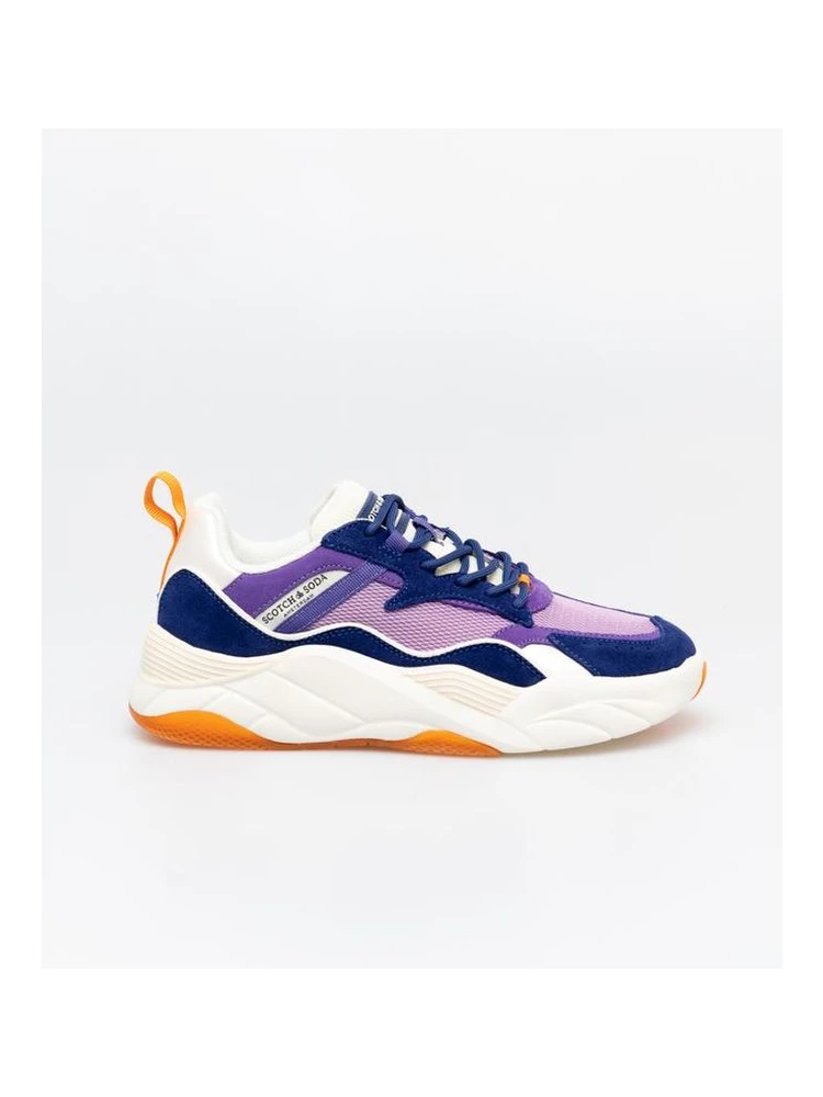 Multicolor Cotton Chunky Sneakers