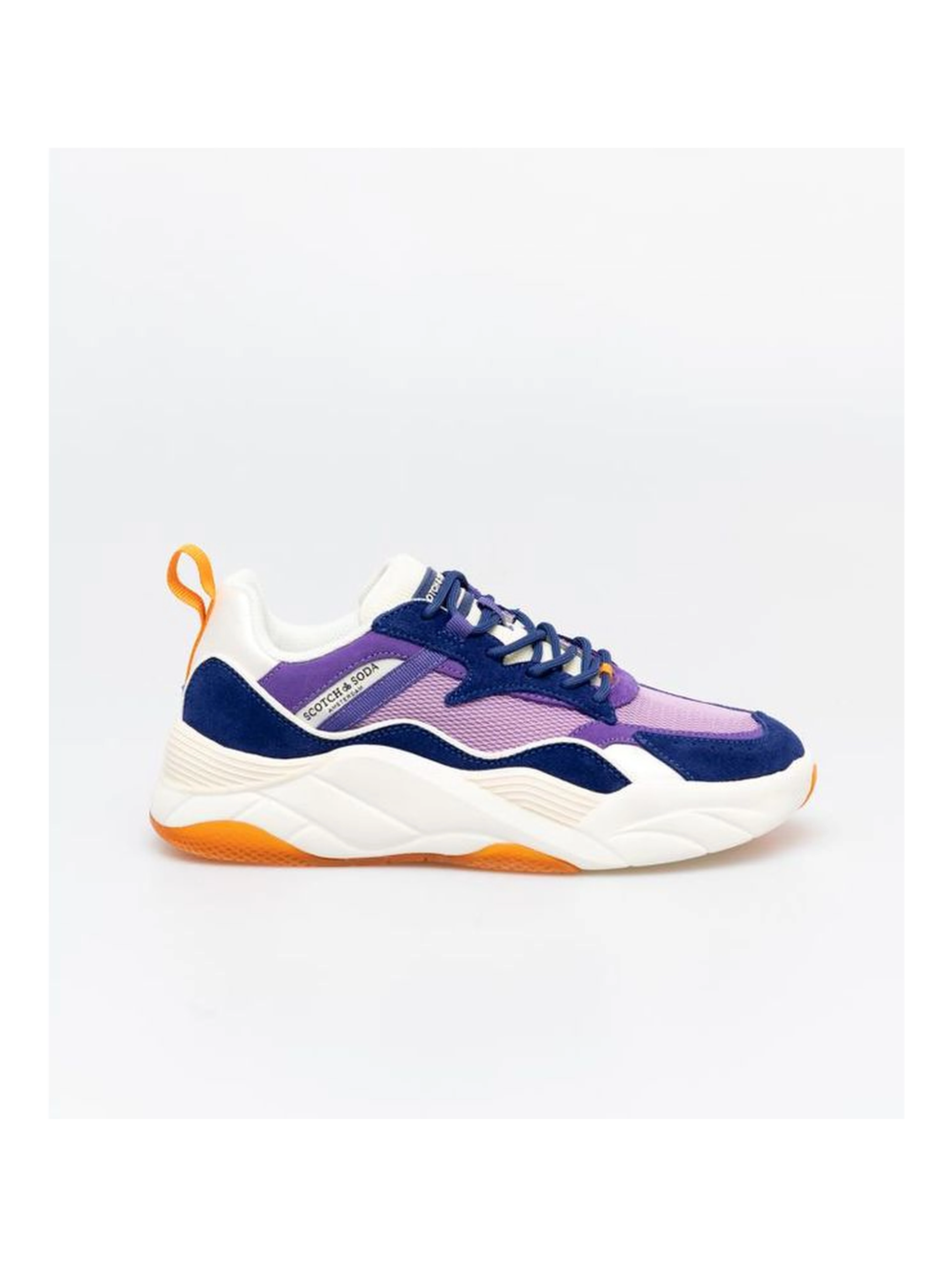Multicolor Cotton Chunky Sneakers