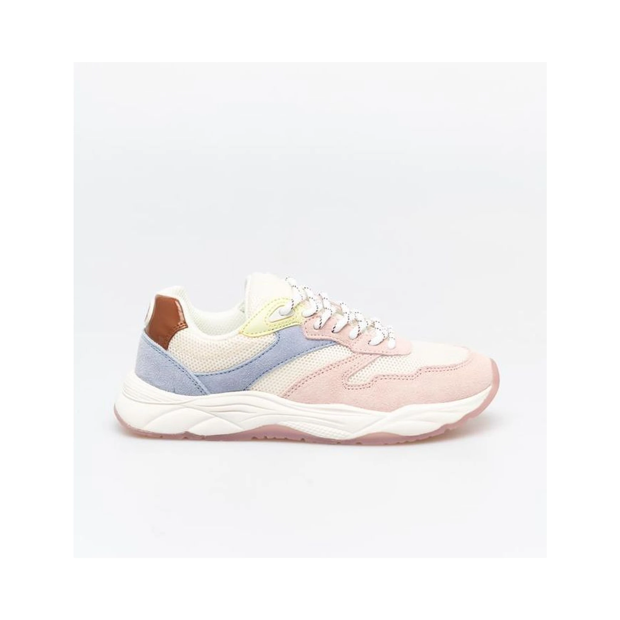 Multicolor Goatskin Chunky Sneakers