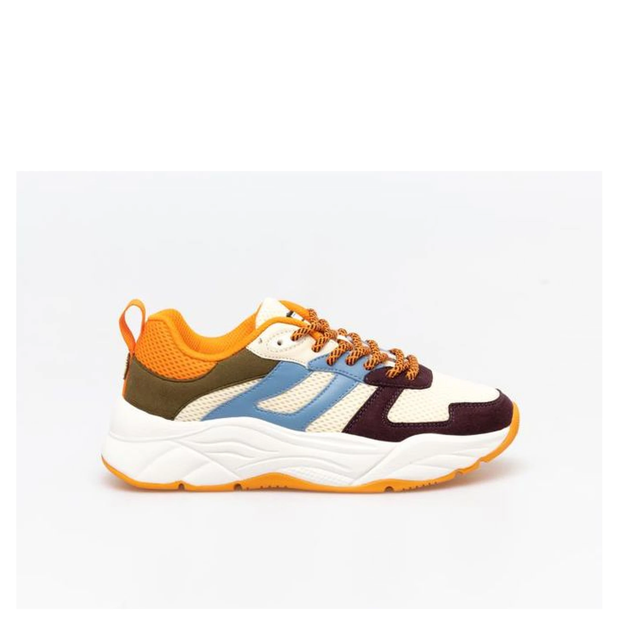 Multicolor Nylon Chunky Sneakers