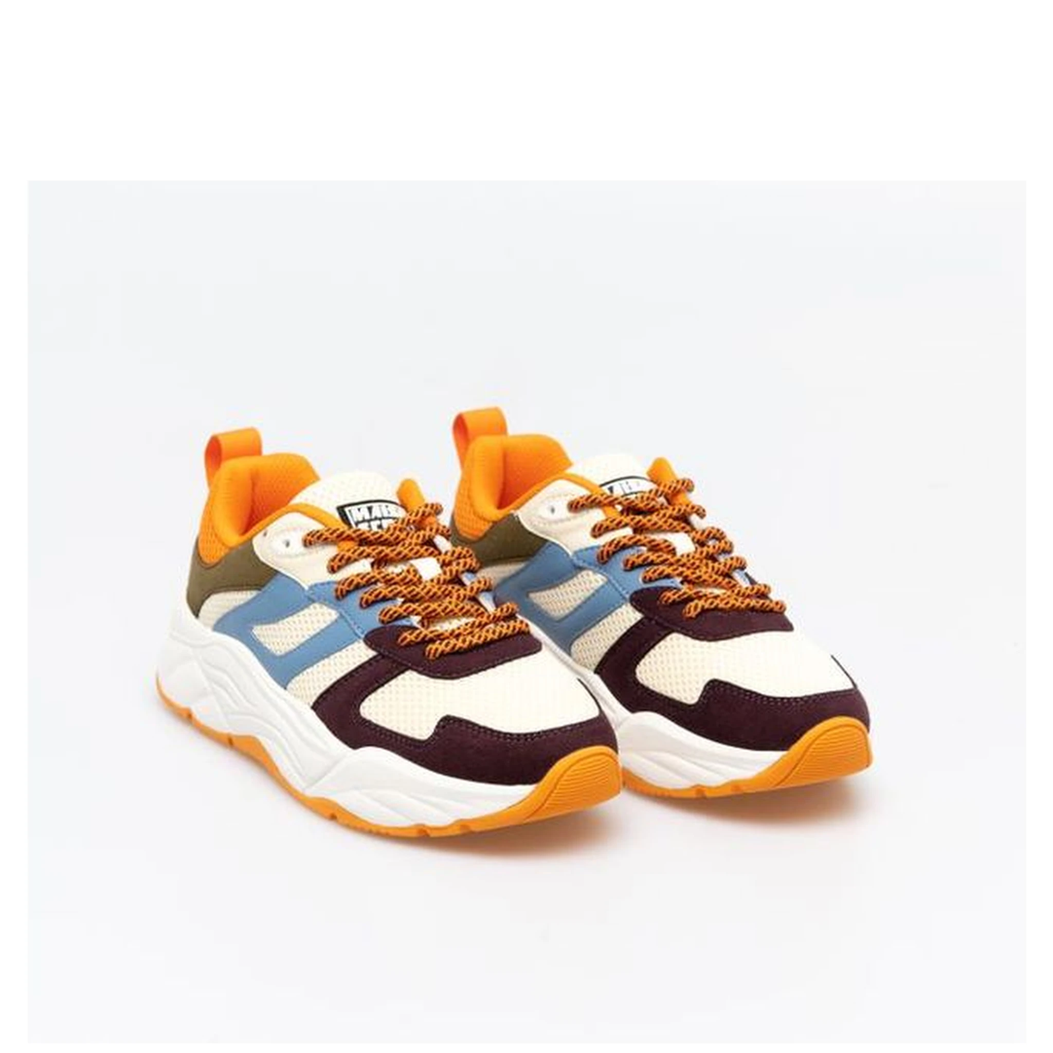 Multicolor Nylon Chunky Sneakers