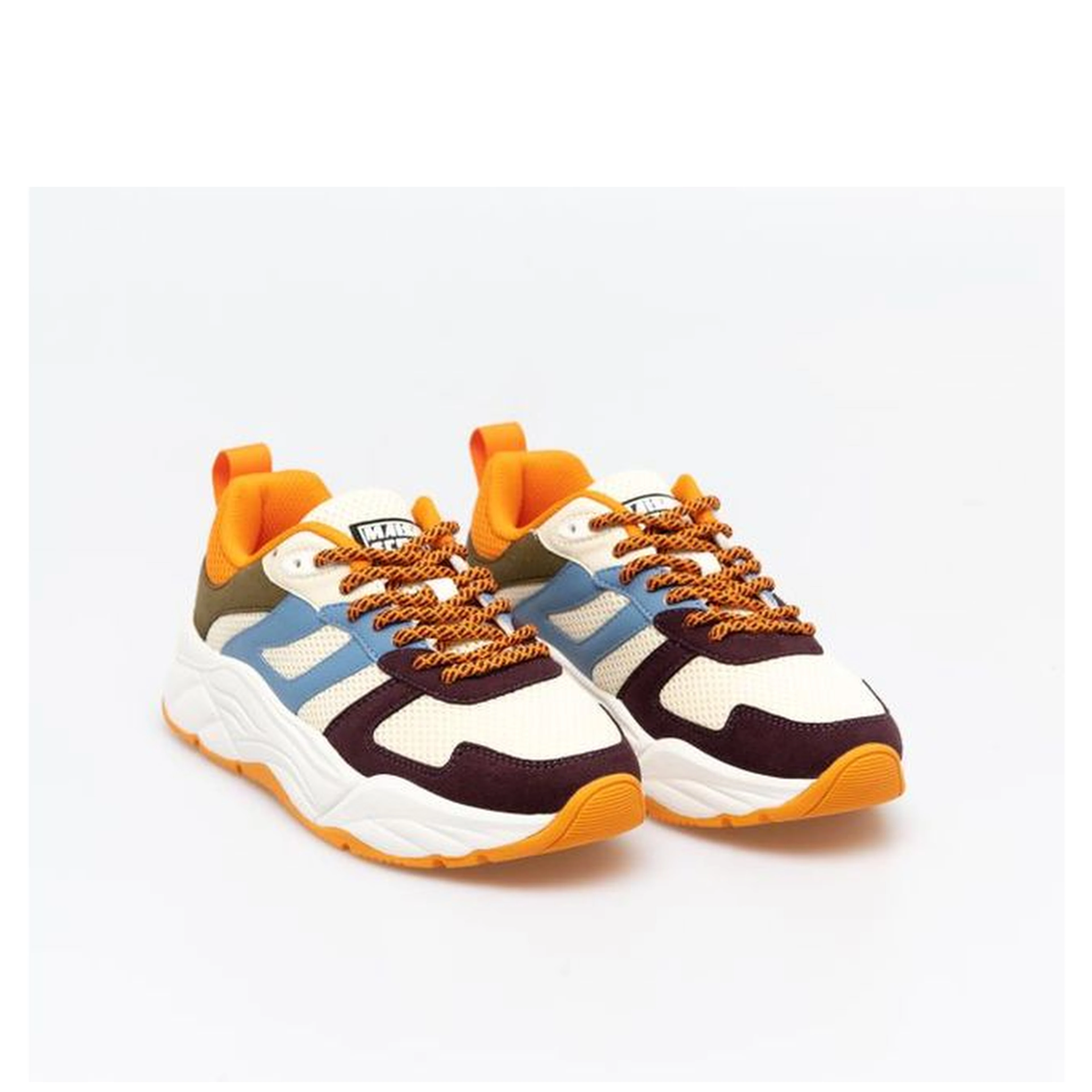 Multicolor Nylon Chunky Sneakers