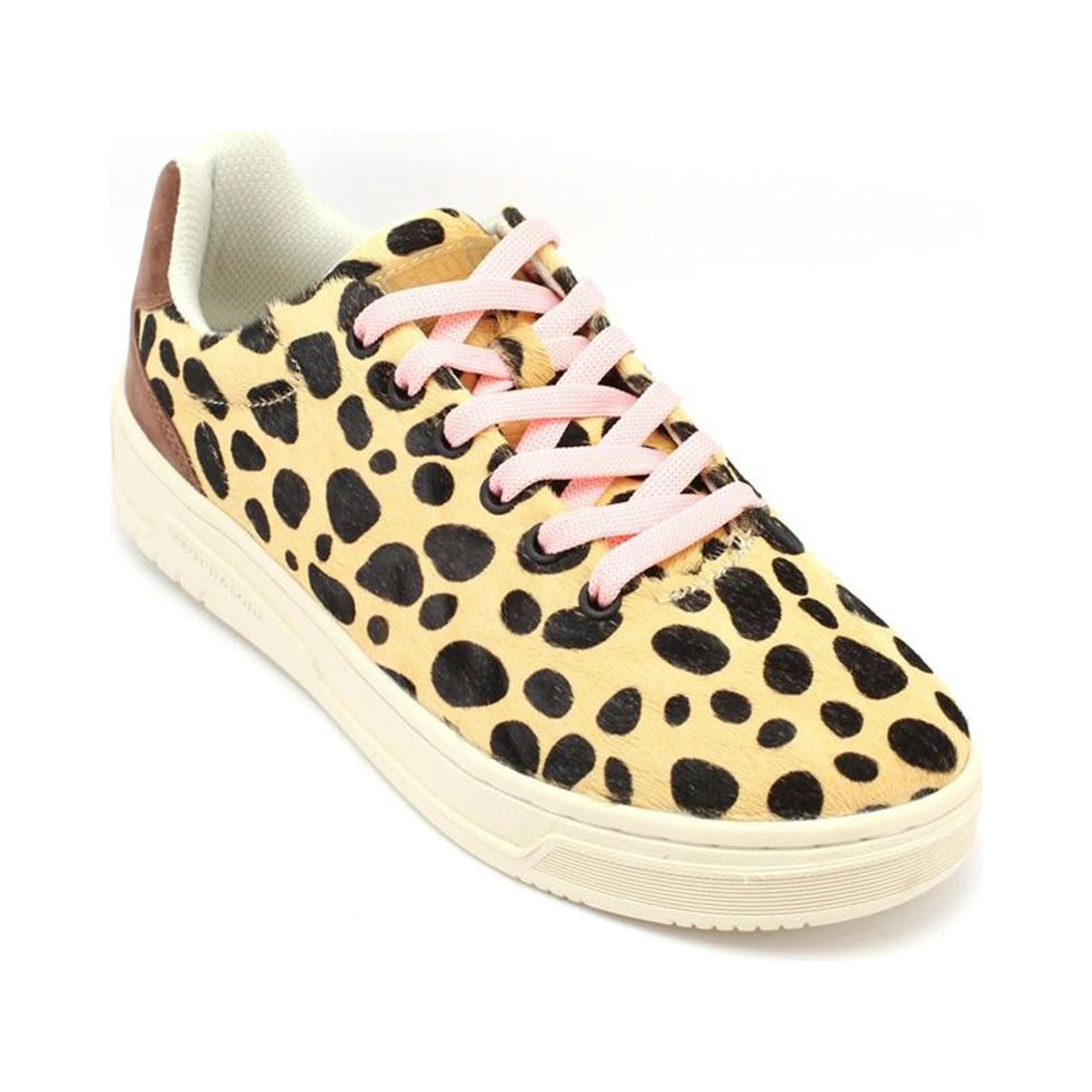 Multicolor Leather Low Top Sneakers