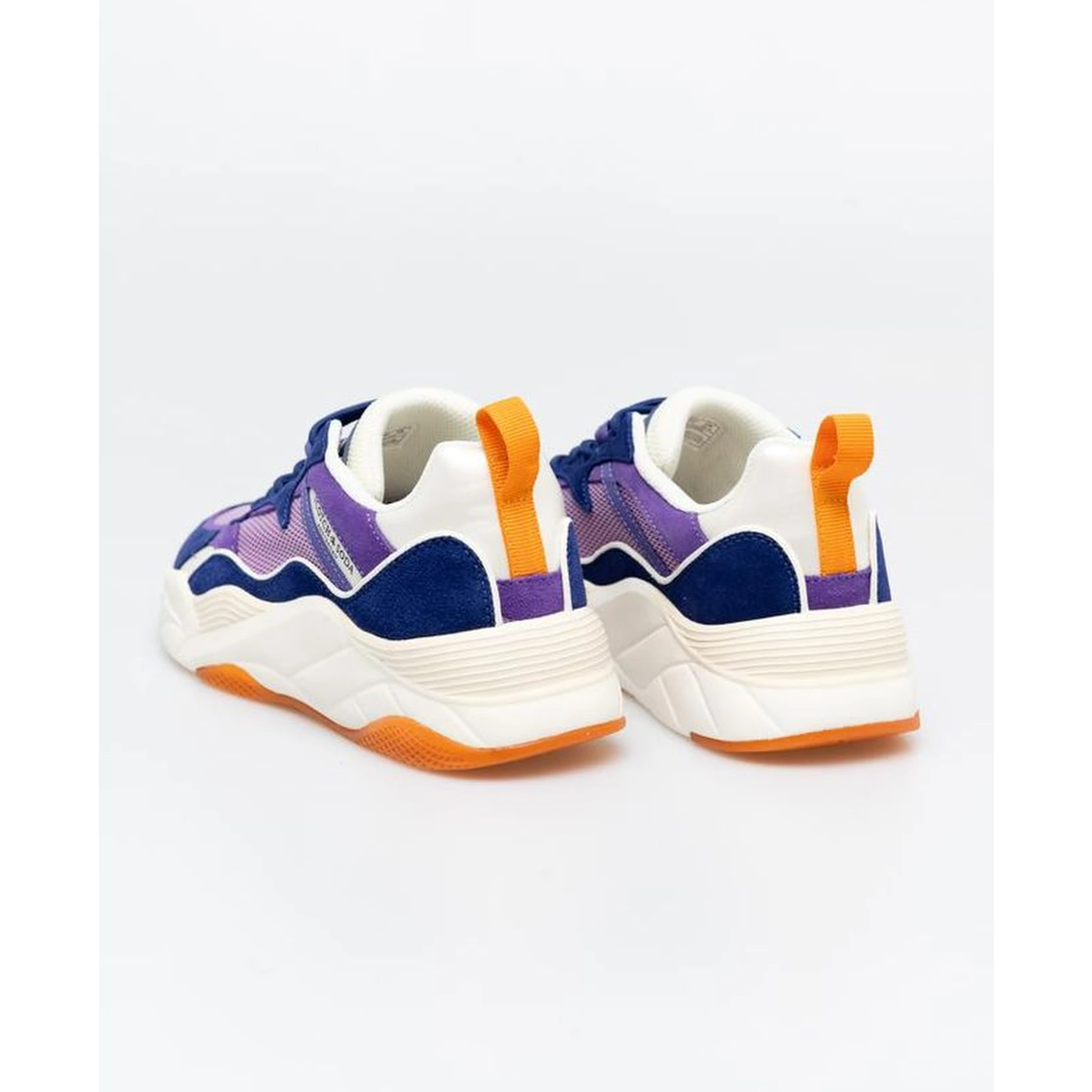 Multicolor Cotton Chunky Sneakers