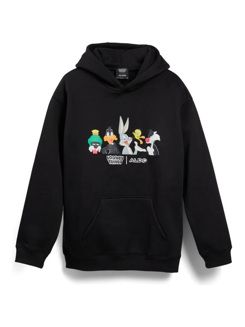 Black Cotton Sweatshirt