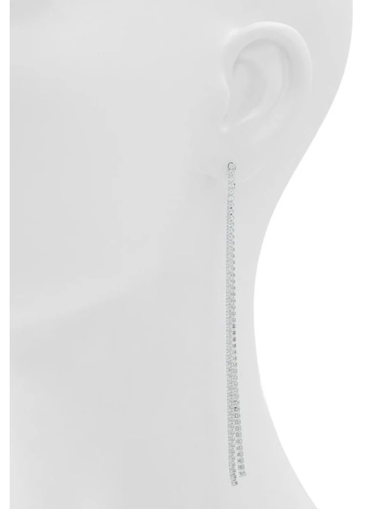 Silver Elastane Earrings alternative