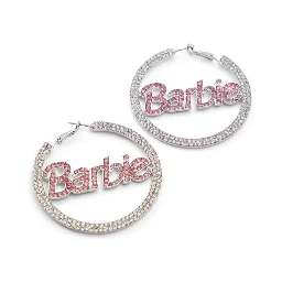 Silver Elastane Earrings