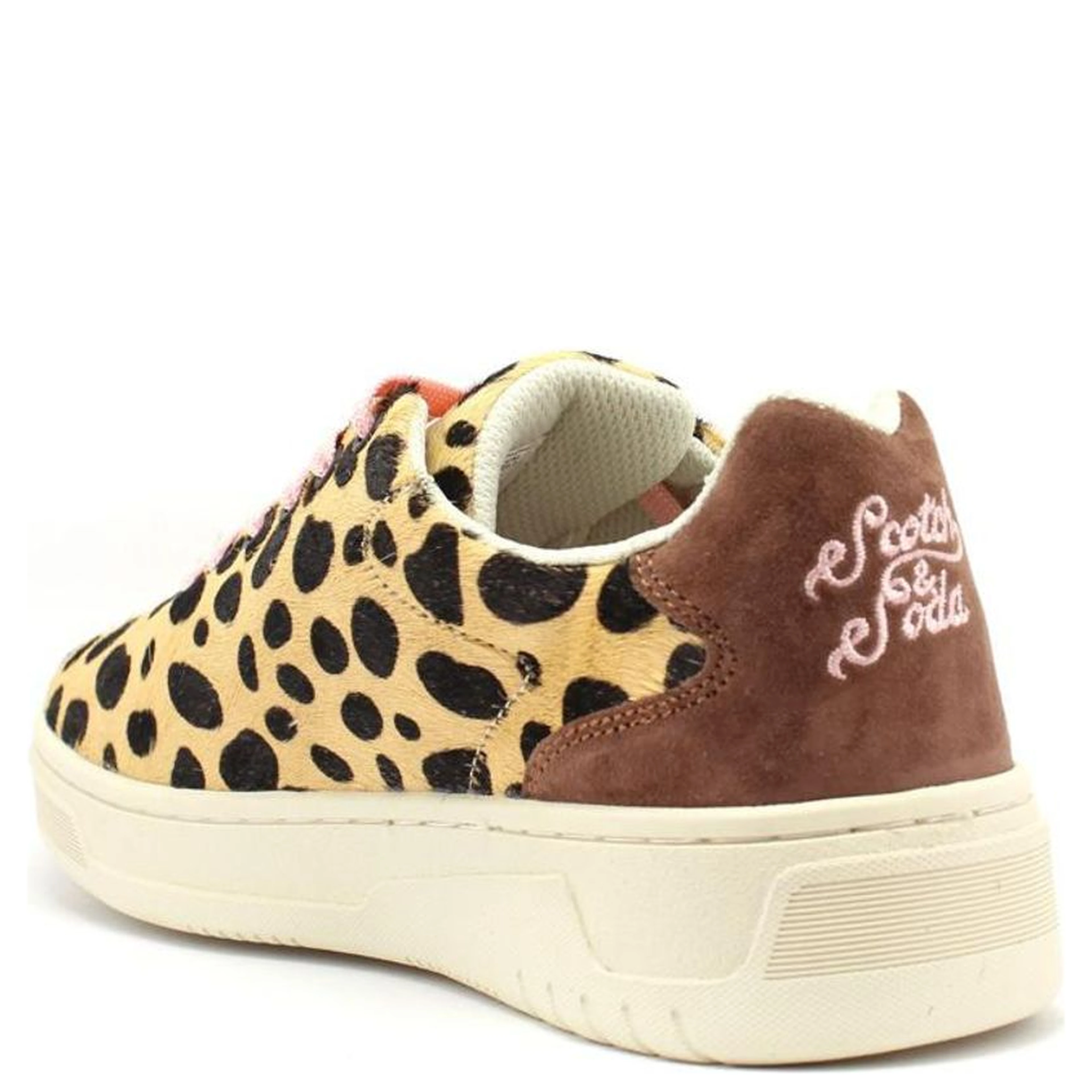 Multicolor Leather Low Top Sneakers