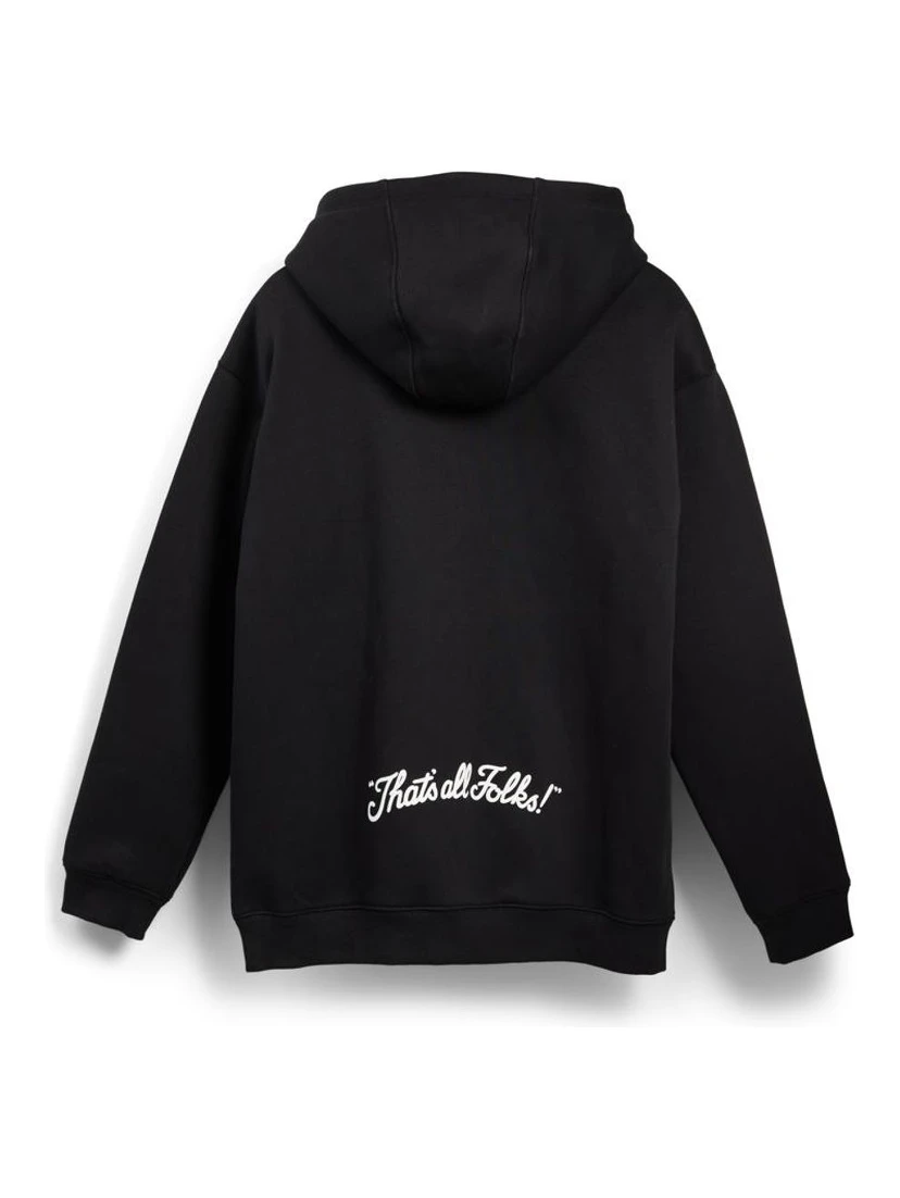 Black Cotton Sweatshirt