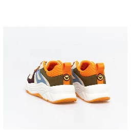 Multicolor Nylon Chunky Sneakers