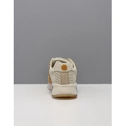 Beige Nylon Low Top Sneakers