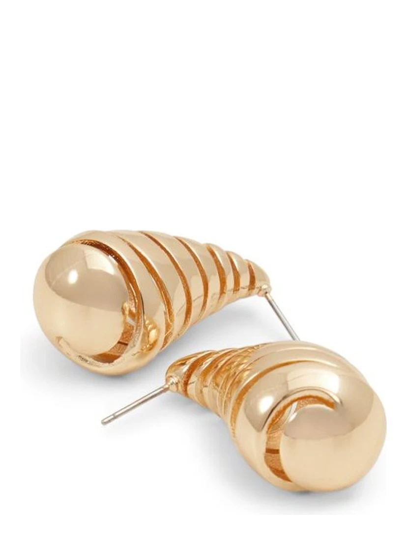 Gold Elastane Earrings