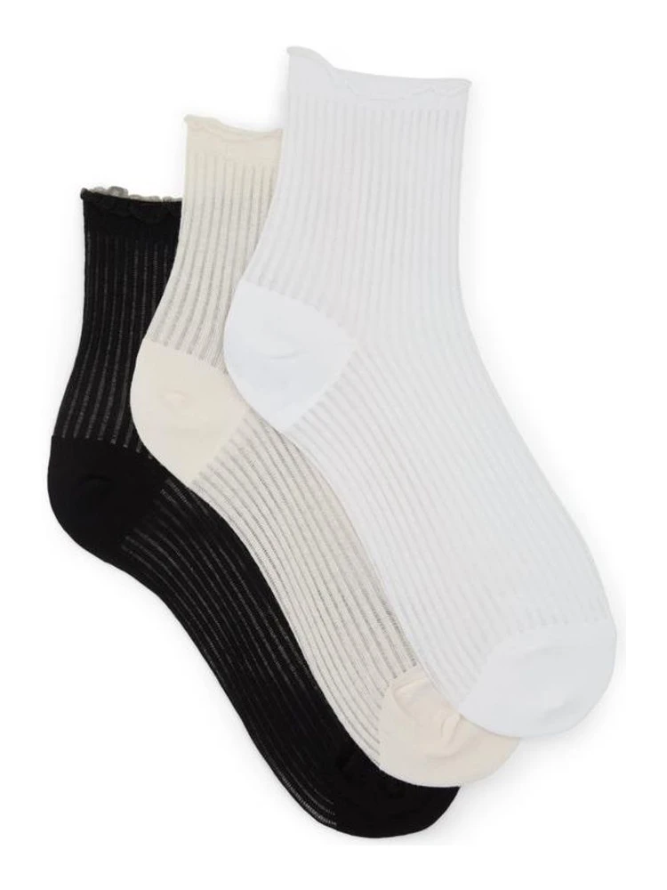 White Cotton Socks