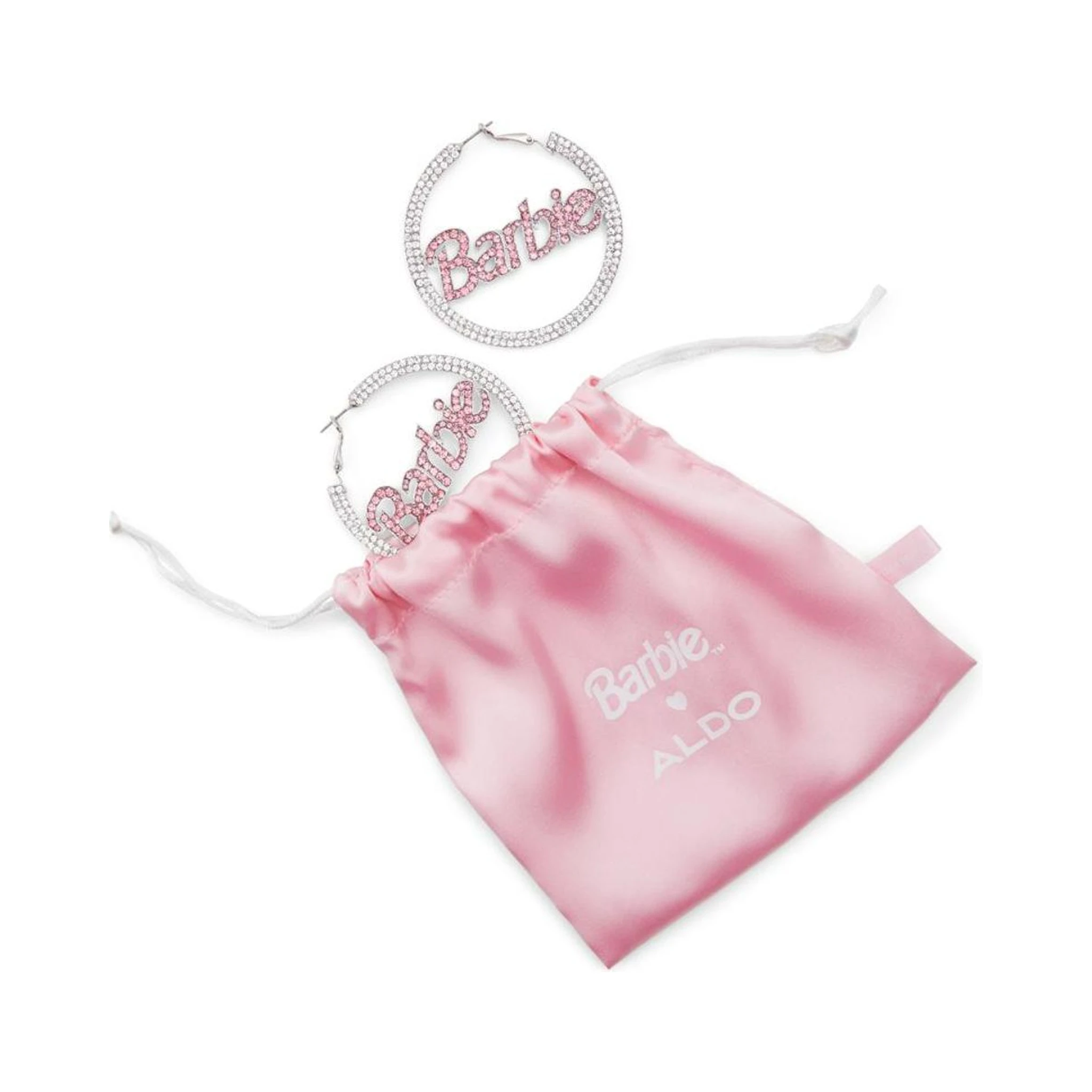 Silver Elastane Earrings