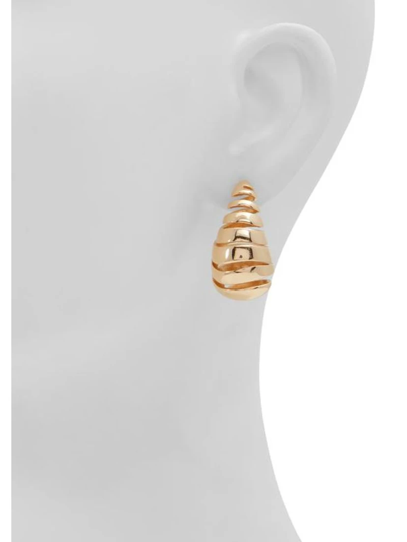 Gold Elastane Earrings