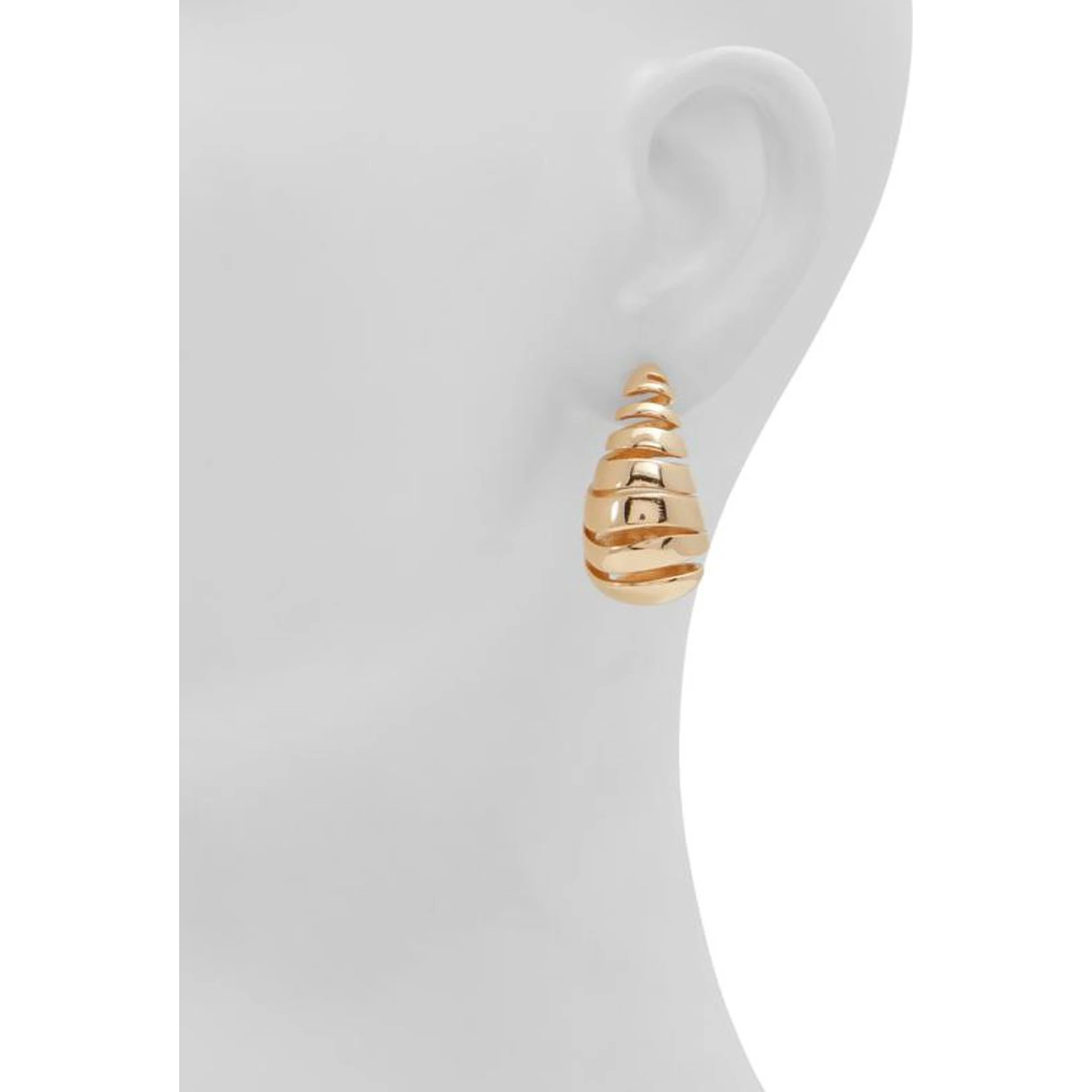 Gold Elastane Earrings