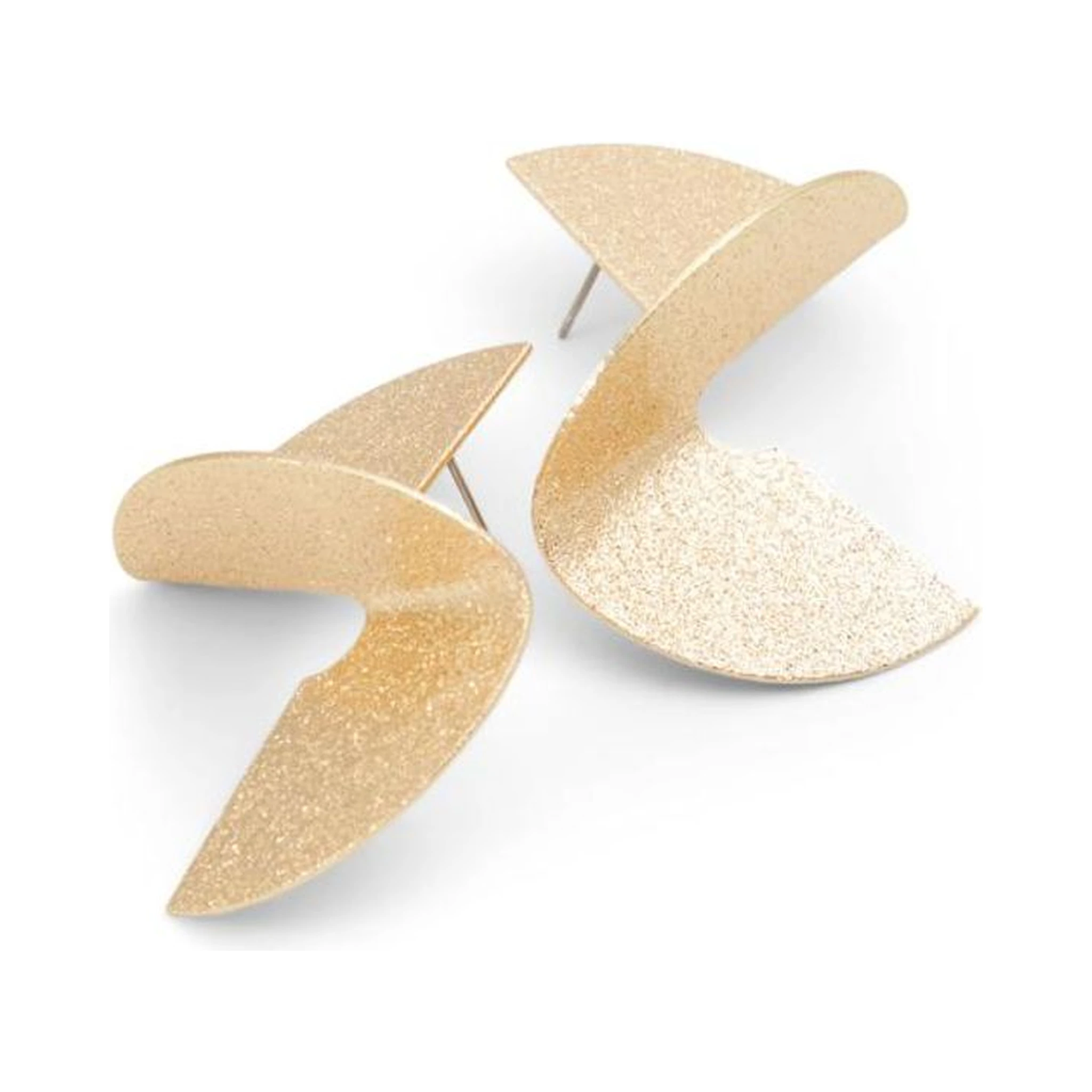 Gold Elastane Earrings