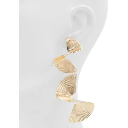 Gold Elastane Earrings