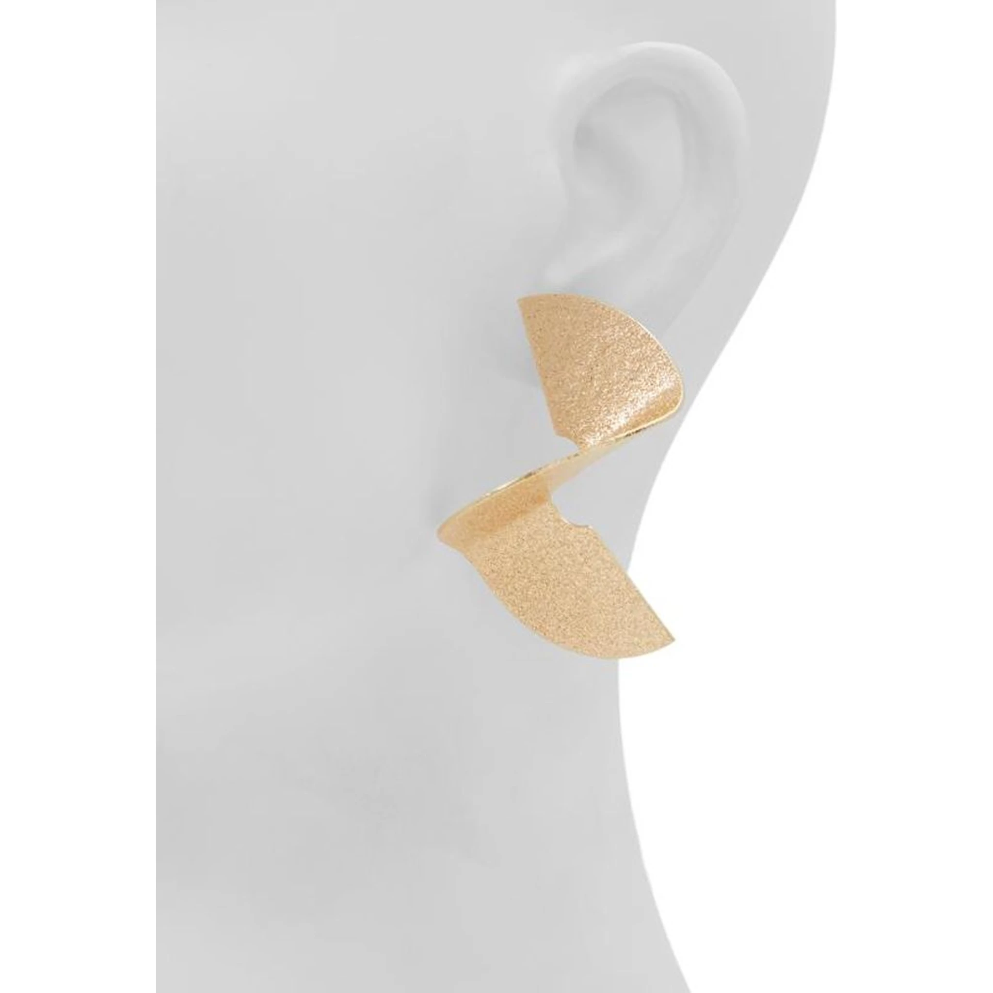 Gold Elastane Earrings