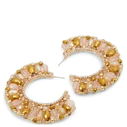 Brown Glass Earrings