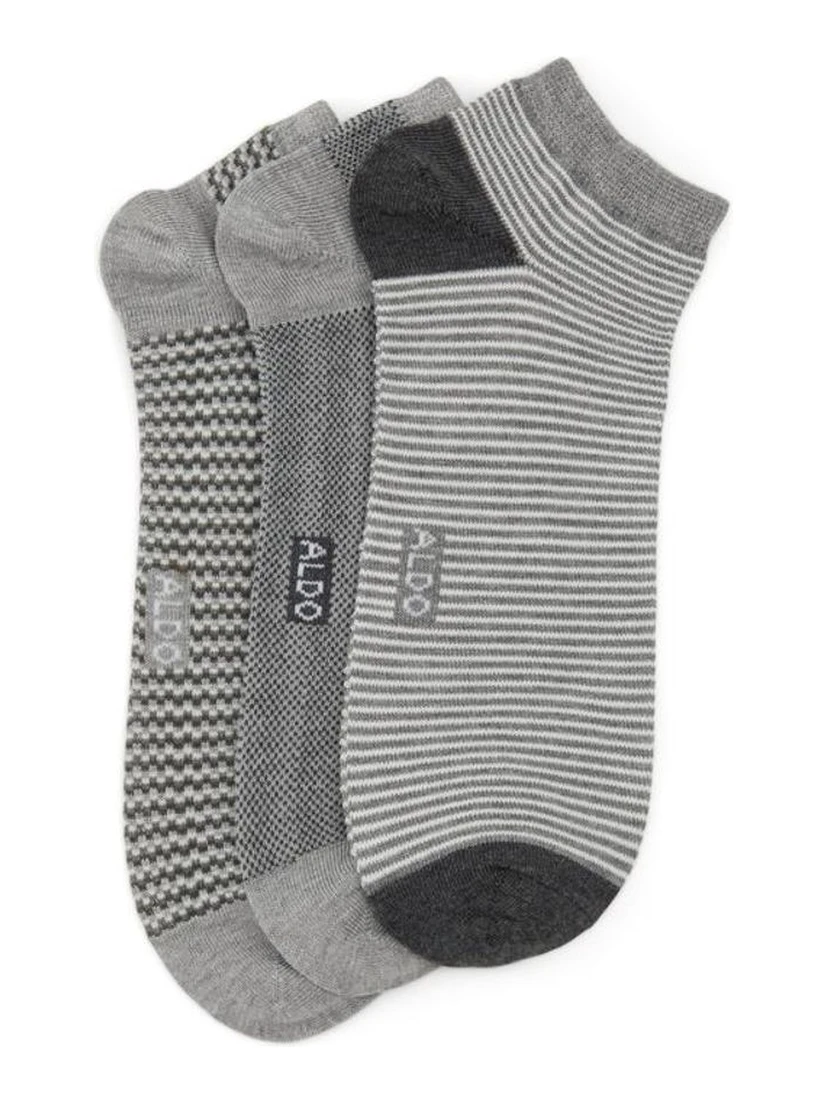 Gray Polyester Socks