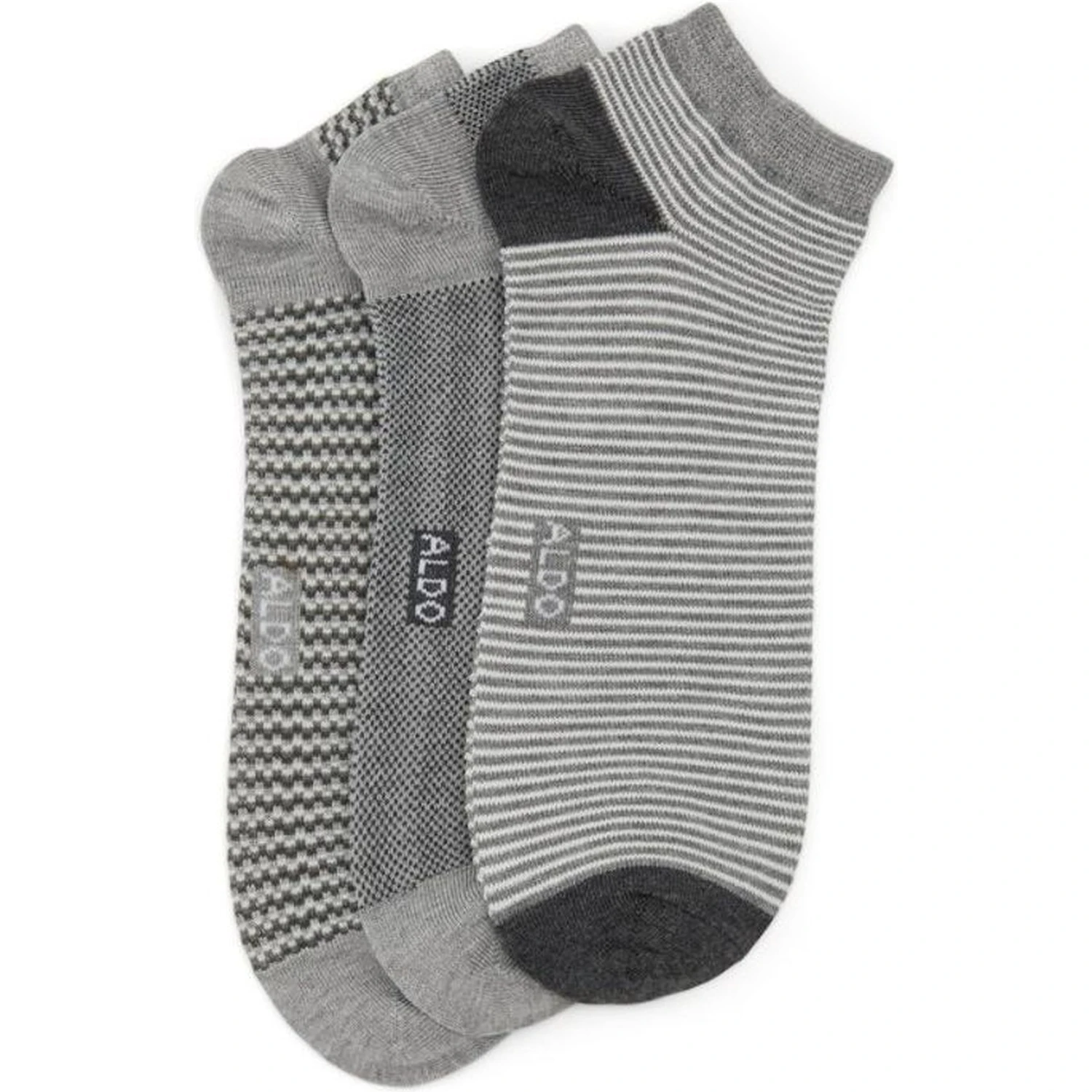 Gray Polyester Socks