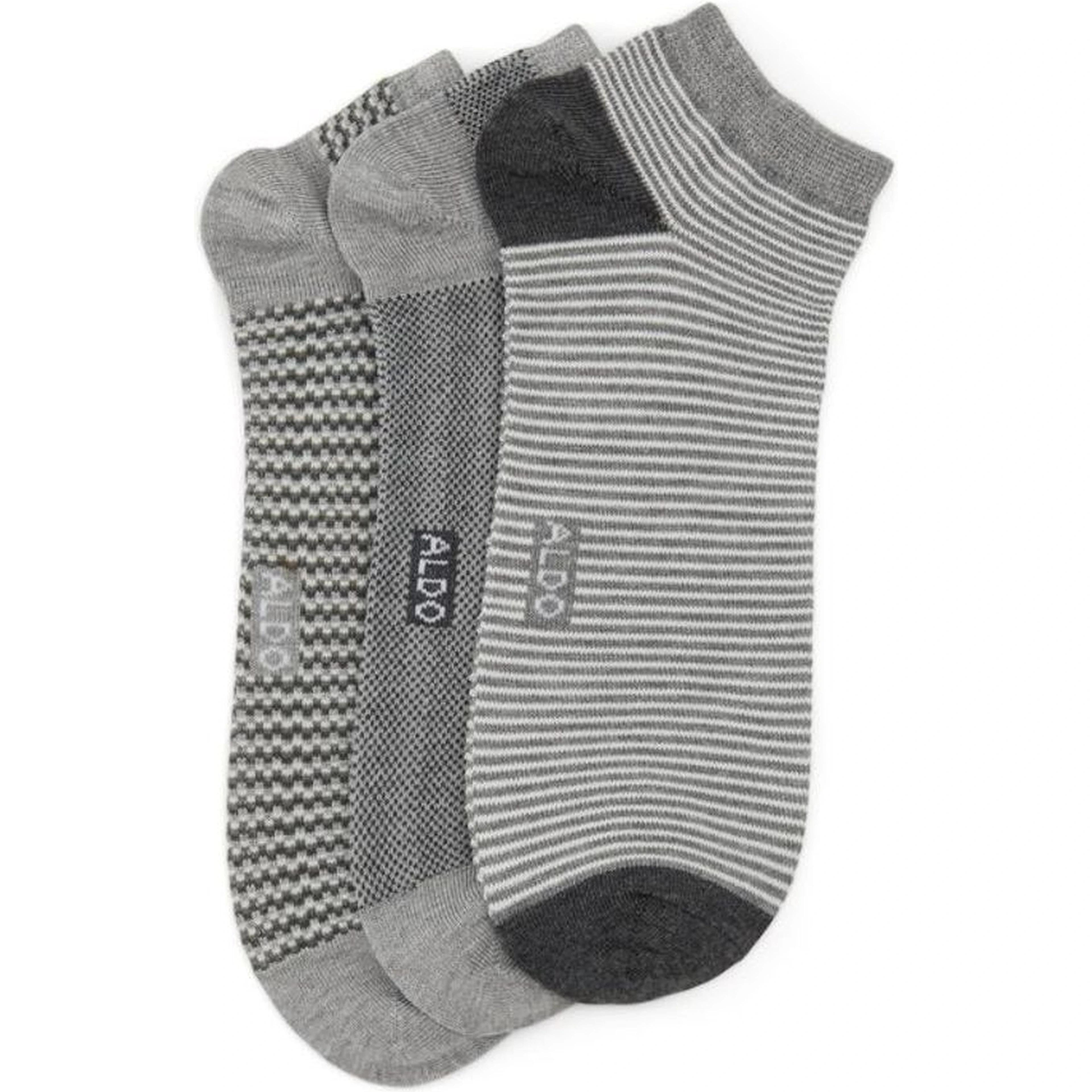 Gray Polyester Socks