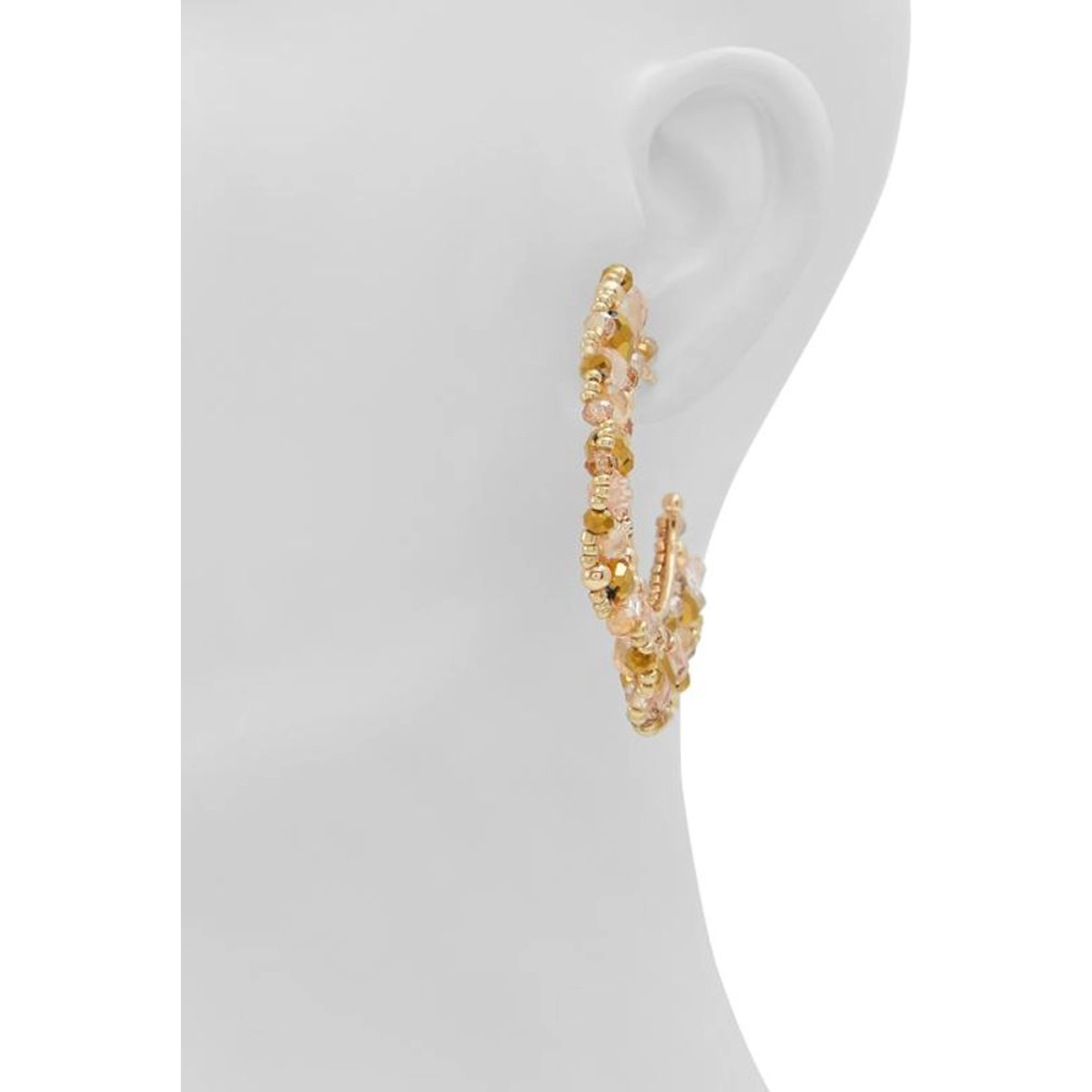 Brown Glass Earrings