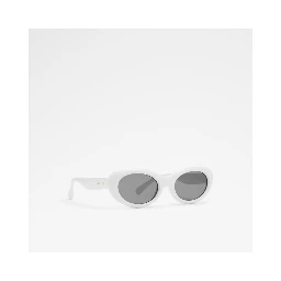 White Polycarbonate Sunglasses