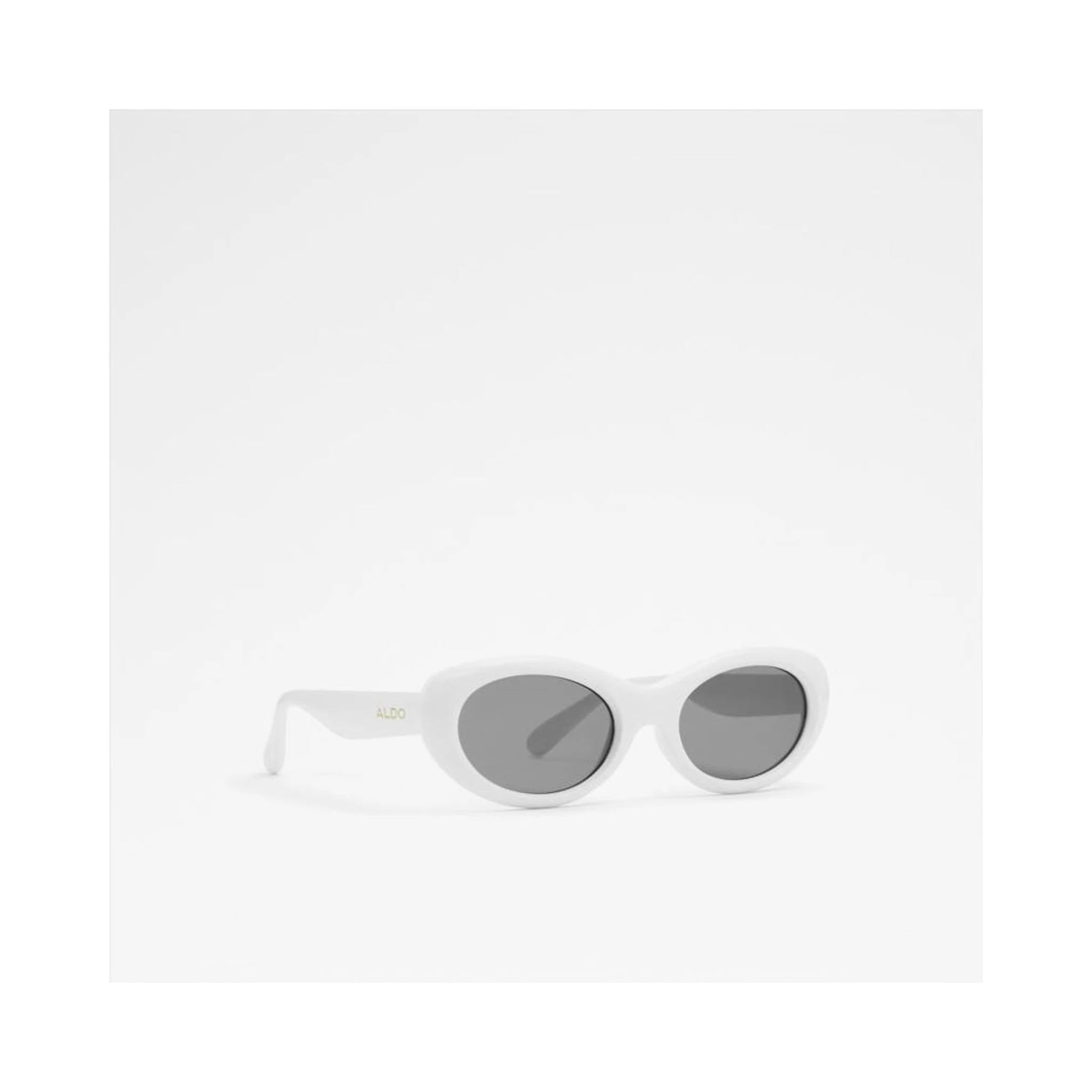 White Polycarbonate Sunglasses