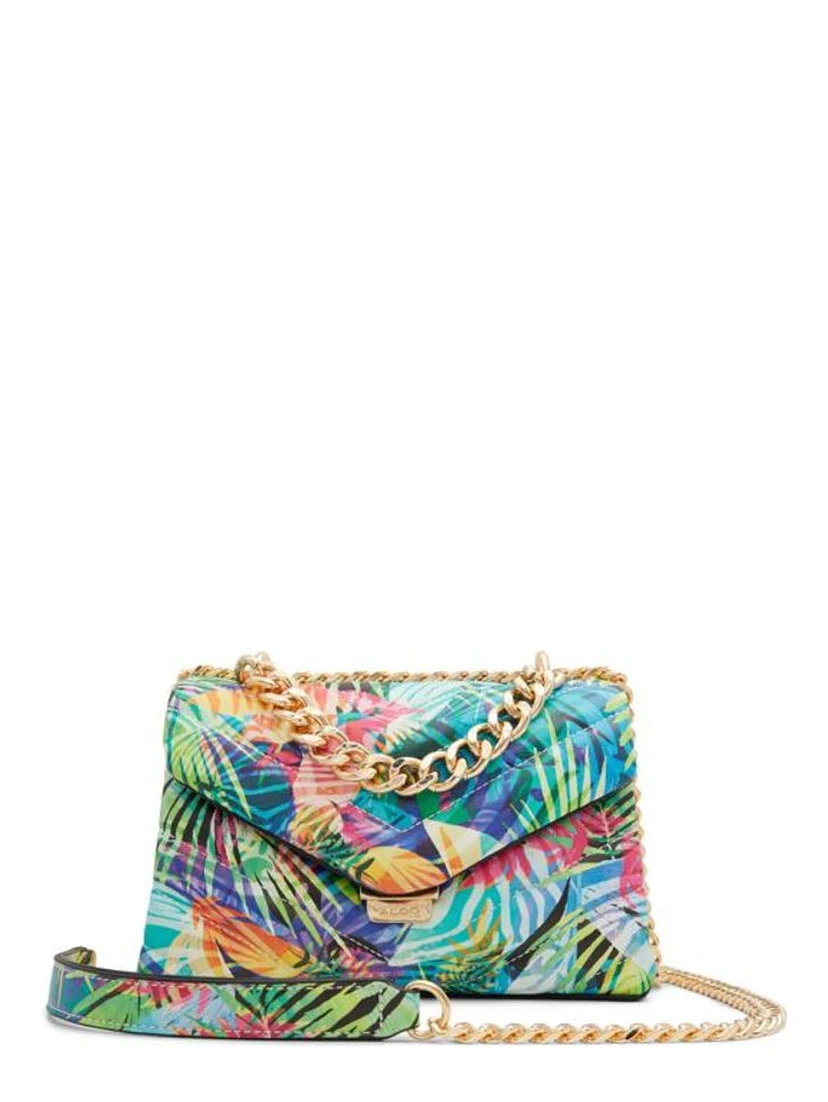 Light Blue Polyethylene Shoulder Bag