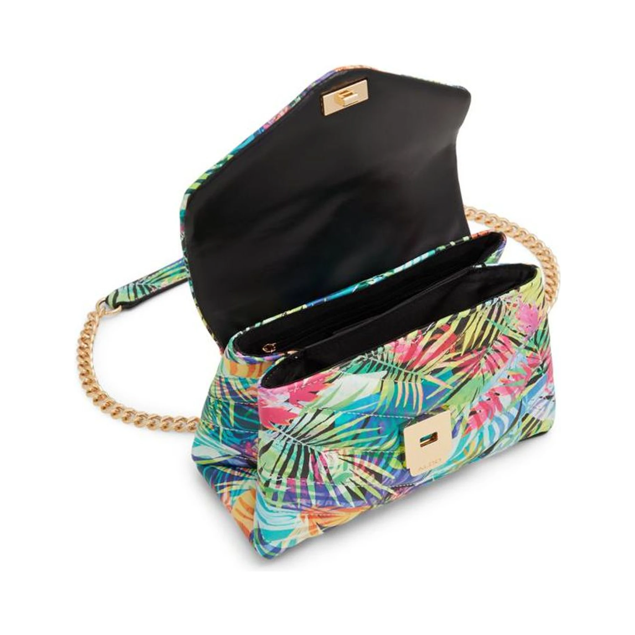 Light Blue Polyethylene Shoulder Bag