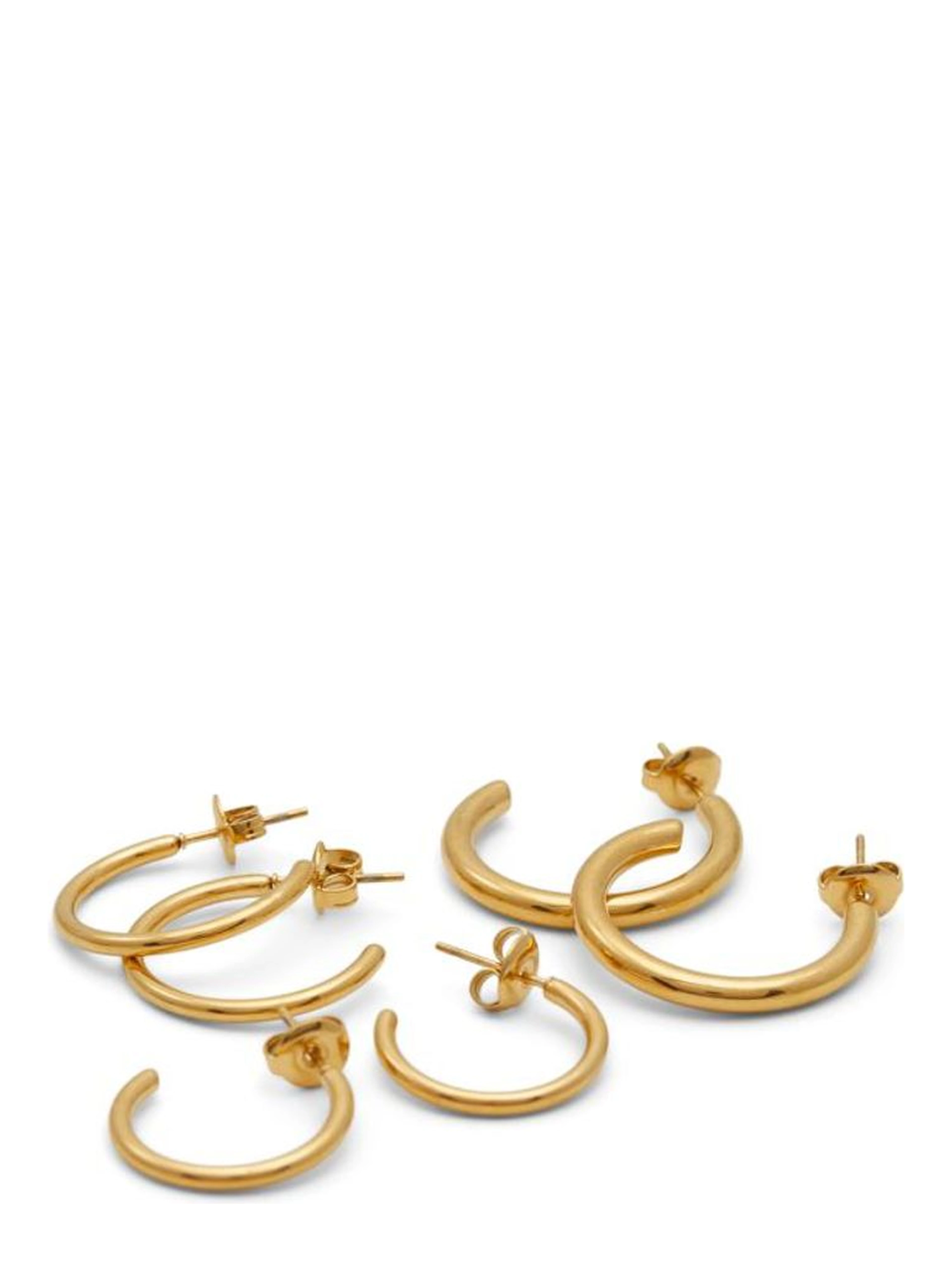 Gold Elastane Earrings