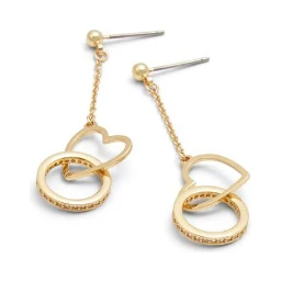 Gold Elastane Earrings