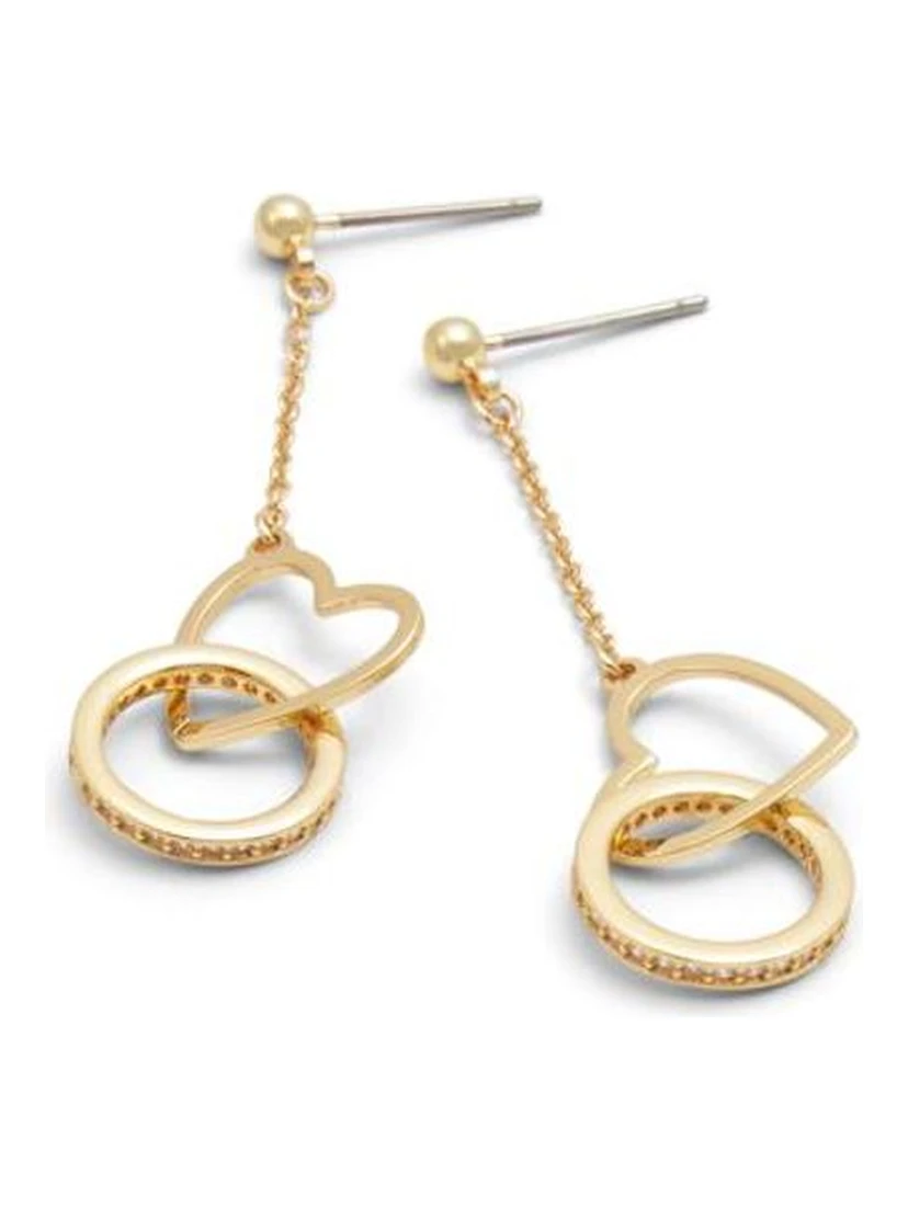 Gold Elastane Earrings