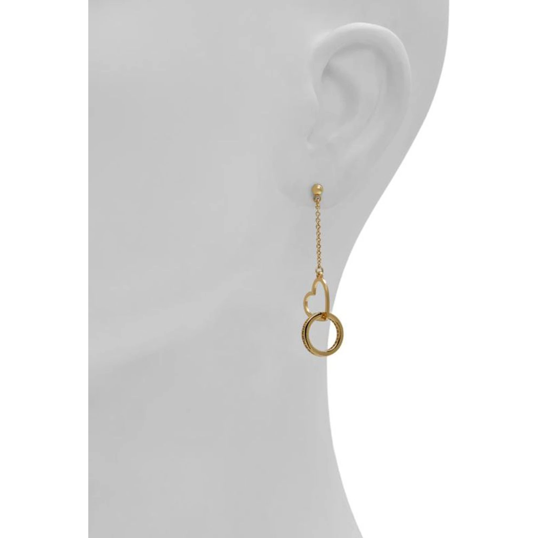 Gold Elastane Earrings