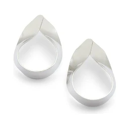 Silver Elastane Earrings