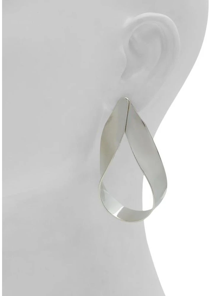 Silver Elastane Earrings alternative